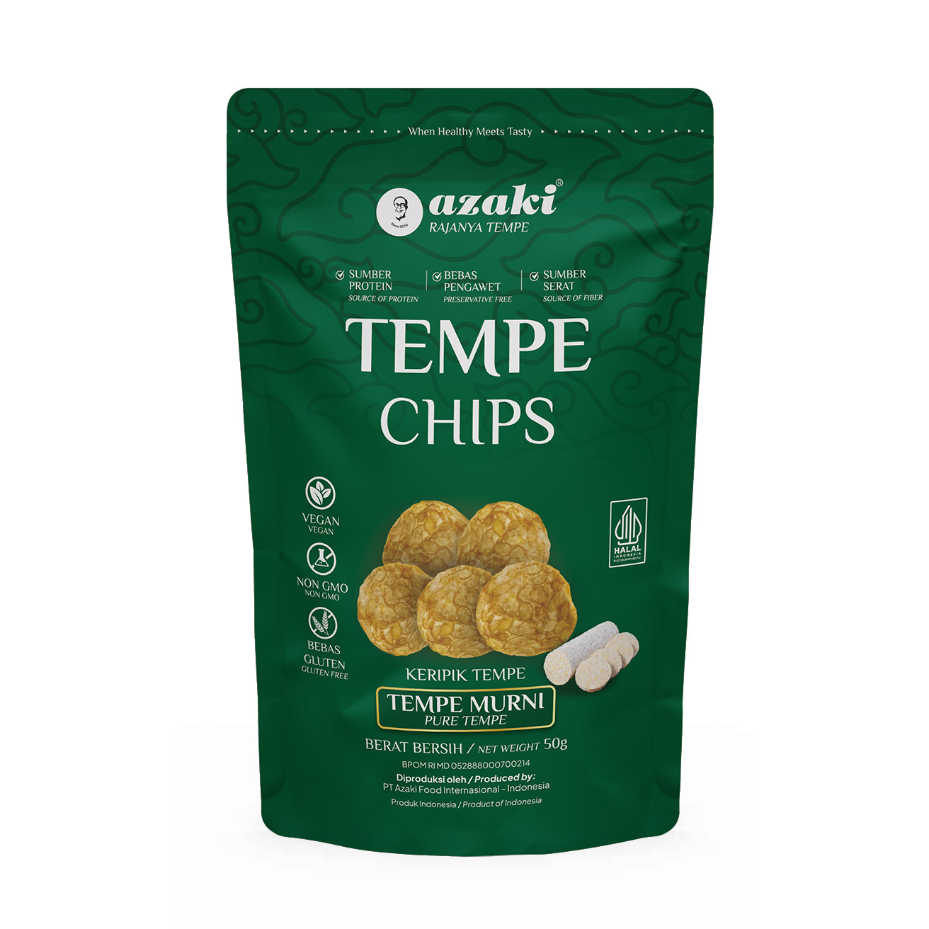 Azaki Tempe Chips Pure Tempe